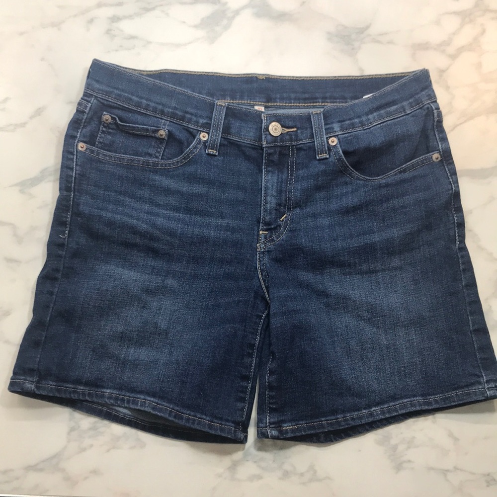 Levi’s blue denim jean shirt
